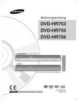 Samsung DVD-HR755 Manuel utilisateur