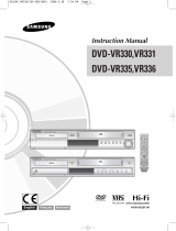 Samsung DVD-VR335 Manuel utilisateur