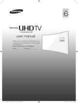 Samsung 48" Curved UHD TV JU6750 Guide de démarrage rapide