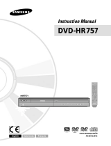 Samsung DVD-HR757 Manuel utilisateur