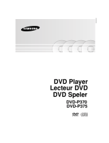 Samsung DVD-P370 Manuel utilisateur