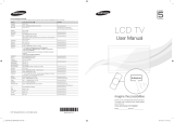 Samsung LE40D550K1W Guide de démarrage rapide