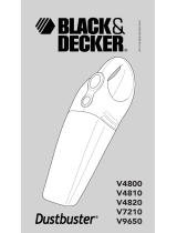 BLACK DECKER v 4800 dustbuster Le manuel du propriétaire