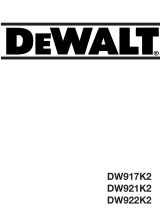 DeWalt DW921K Le manuel du propriétaire