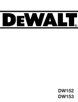 DeWalt DW152 Le manuel du propriétaire