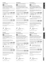 DeWalt DW550 Manuel utilisateur