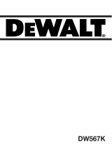 DeWalt DW567 Manuel utilisateur