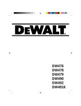 DeWalt DW492 Manuel utilisateur