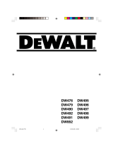 DeWalt DW495 Manuel utilisateur