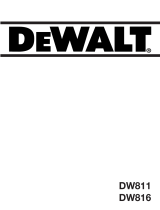 DeWalt DW811 T 1 Le manuel du propriétaire