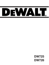 DeWalt DW725 T 3 Le manuel du propriétaire