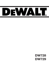 DeWalt DW729 Le manuel du propriétaire
