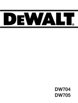 DeWalt DW705 Le manuel du propriétaire