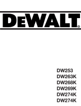DeWalt DW263K Le manuel du propriétaire