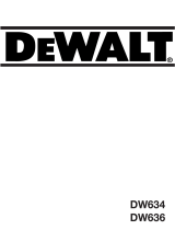 DeWalt DW636 Manuel utilisateur