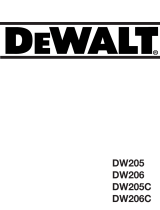 DeWalt DW205 Le manuel du propriétaire