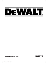DeWalt DW872 Manuel utilisateur