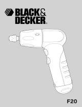 Black & Decker F20 Le manuel du propriétaire