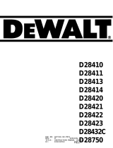 DeWalt D28410 Manuel utilisateur