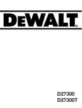 DeWalt D27300T Le manuel du propriétaire