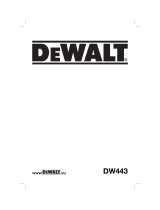 DeWalt DW443 T 2 Le manuel du propriétaire