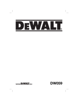 DeWalt DW059 Le manuel du propriétaire