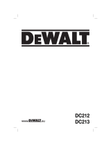 DeWalt DC213 Le manuel du propriétaire