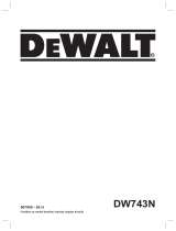 DeWalt DW743N Manuel utilisateur