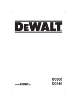 DeWalt DC810 T 1 Le manuel du propriétaire