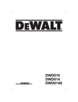 DeWalt DWD014 Manuel utilisateur