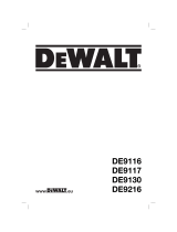 DeWalt DE9116 Manuel utilisateur