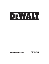 DeWalt DE9135 Manuel utilisateur
