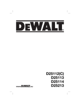 DeWalt D25213 Le manuel du propriétaire