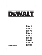 DeWalt D28411 Manuel utilisateur