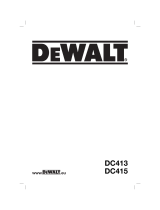 DeWalt DC415 T 2 Le manuel du propriétaire