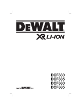 DeWalt DCF835M2 Le manuel du propriétaire