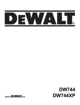 DeWalt DW744XP T 3 Le manuel du propriétaire