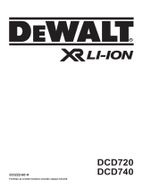 DeWalt DCD740 Manuel utilisateur