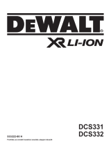 DeWalt DCS331 Manuel utilisateur