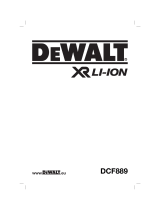 DeWalt DCF889 Le manuel du propriétaire