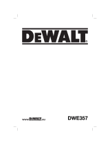 DeWalt DWE357 Le manuel du propriétaire