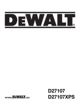 DeWalt D27107 T 4 Le manuel du propriétaire