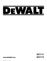 DeWalt D27111 Manuel utilisateur