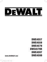DeWalt DWE4599 Manuel utilisateur