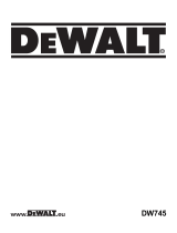 DeWalt DW745 T 3 Le manuel du propriétaire