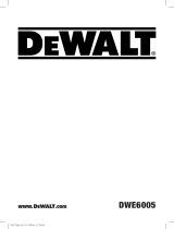 DeWalt DWE6005- GB Manuel utilisateur