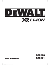 DeWalt DCR020 Manuel utilisateur