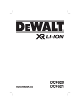 DeWalt DCF621 Le manuel du propriétaire