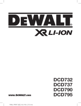 DeWalt DCD732 Manuel utilisateur