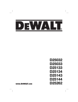 DeWalt D25262 Manuel utilisateur